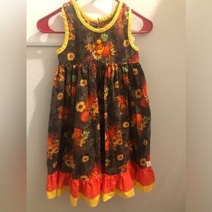 Country lane fall girls dress NWOT